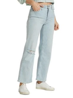 Hudson Jeans Rosie High-Rise Distressed Wide-Leg Ankle Jeans -Hudson Jeans best sale unnamed file 1044