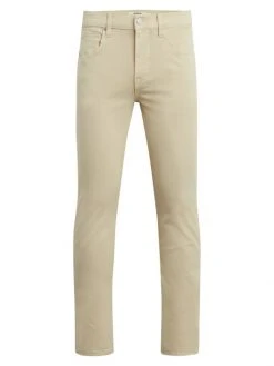 Hudson Jeans Blake Stretch Slim-Straight Twill Pants For Men Light Beige -Hudson Jeans best sale unnamed file 1126