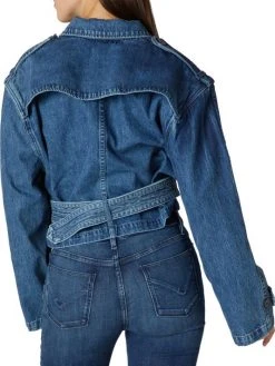 Hudson Jeans Cropped Denim Trench Coat -Hudson Jeans best sale unnamed file 1154