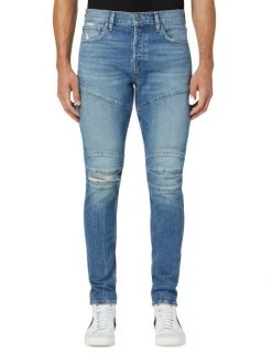 Hudson Jeans Zack Skinny Moto Jeans For Men