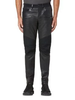 Hudson Jeans Blinder V2 Skinny Leather Jeans For Men