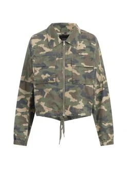 Hudson Jeans Cropped Military Anorak