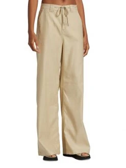 Hudson Jeans High-Waisted Wide-Leg Drawstring Trousers -Hudson Jeans best sale unnamed file 1262