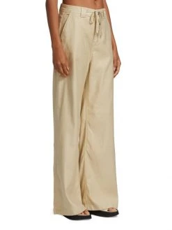 Hudson Jeans High-Waisted Wide-Leg Drawstring Trousers -Hudson Jeans best sale unnamed file 1263