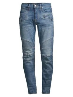 Hudson Jeans Blinder Biker V2 Ribbed Stretch Skinny Jeans For Men