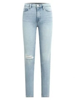Hudson Jeans Barbara High-Rise Super Skinny Ankle Cropped Jeans