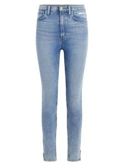 Hudson Jeans Centerfold Skinny Ankle-Zip Jeans