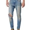 Hudson Jeans Zack Side Zip Skinny Jeans For Men