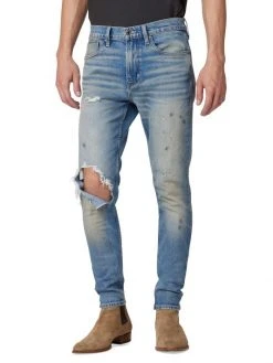 Hudson Jeans Zack Side Zip Skinny Jeans For Men