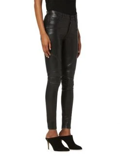 Hudson Jeans Barbara High-Waist Leather Pants -Hudson Jeans best sale unnamed file 155