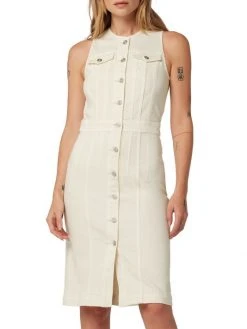 Hudson Jeans Cut In Denim Midi-Dress -Hudson Jeans best sale unnamed file 175