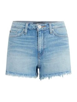 Hudson Jeans Croxley Raw-Hem Denim Shorts