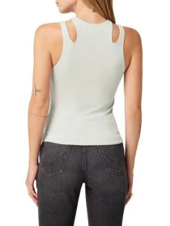 Hudson Jeans Cut-Out Rib-Knit Tank -Hudson Jeans best sale unnamed file 223