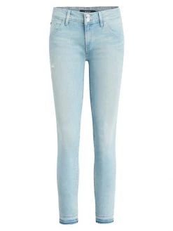Hudson Jeans Collin Mid-Rise Stretch Skinny Crop Jeans