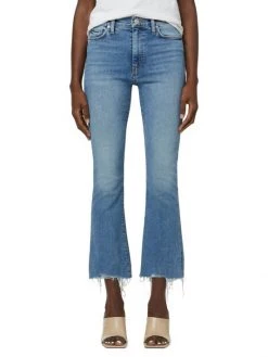 Hudson Jeans Barbara High-Rise Cropped Jeans