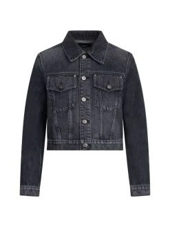 Hudson Jeans Gia Cropped Denim Jacket