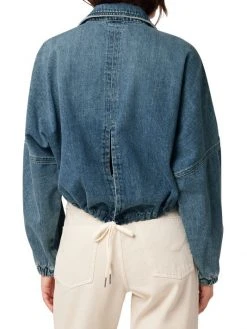 Hudson Jeans Crop Denim Military Jacket -Hudson Jeans best sale unnamed file 402