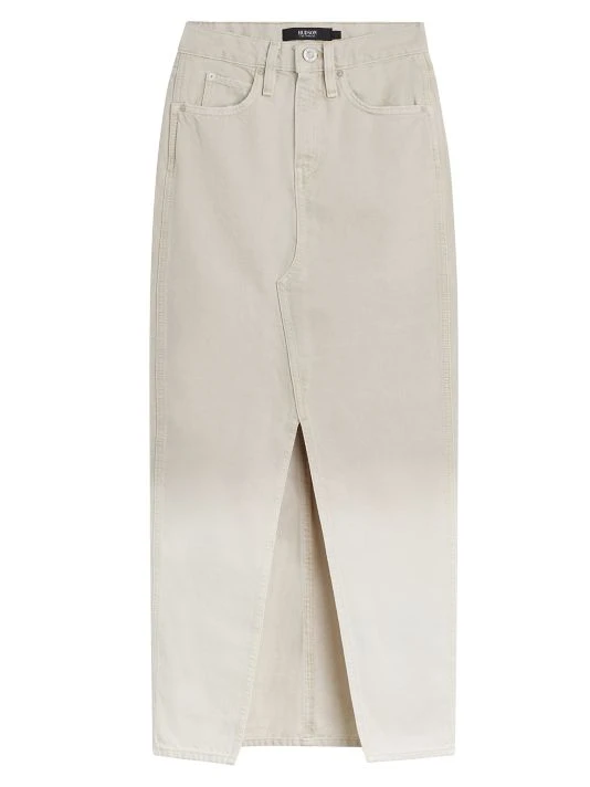 Hudson Jeans Reconstructed Denim Pencil Skirt 3 Hudson Jeans Reconstructed Denim Pencil Skirt