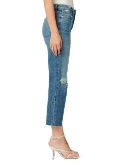 Hudson Jeans Remi High-Rise Distressed Cropped Straight-Leg Jeans -Hudson Jeans best sale unnamed file 421