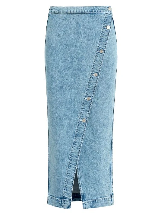 Hudson Jeans Asymmetric Stretch Denim Pencil Skirt 3 Hudson Jeans Asymmetric Stretch Denim Pencil Skirt