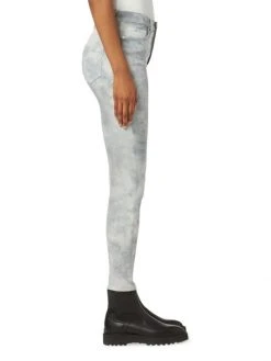 Hudson Jeans Barbara High-Rise Tie-Dye Super Skinny Jeans -Hudson Jeans best sale unnamed file 511