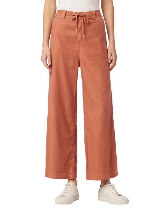 Hudson Jeans Drawstring Wide-Leg Cropped Trousers 5 Hudson Jeans Drawstring Wide-Leg Cropped Trousers - Image 3