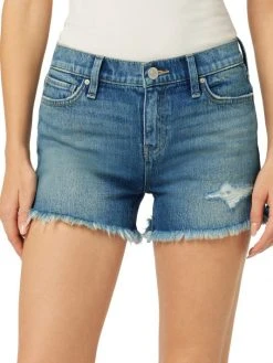 Hudson Jeans Gemma Mid-Rise Distressed Denim Shorts -Hudson Jeans best sale unnamed file 546