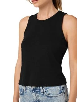 Hudson Jeans Twist-Back Rib-Knit Tank -Hudson Jeans best sale unnamed file 554
