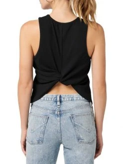 Hudson Jeans Twist-Back Rib-Knit Tank -Hudson Jeans best sale unnamed file 555
