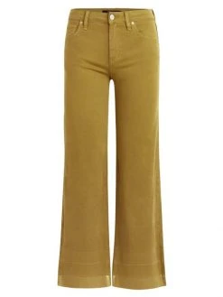 Hudson Jeans Rosie High-Rise Stretch Crop Wide-Leg Jeans