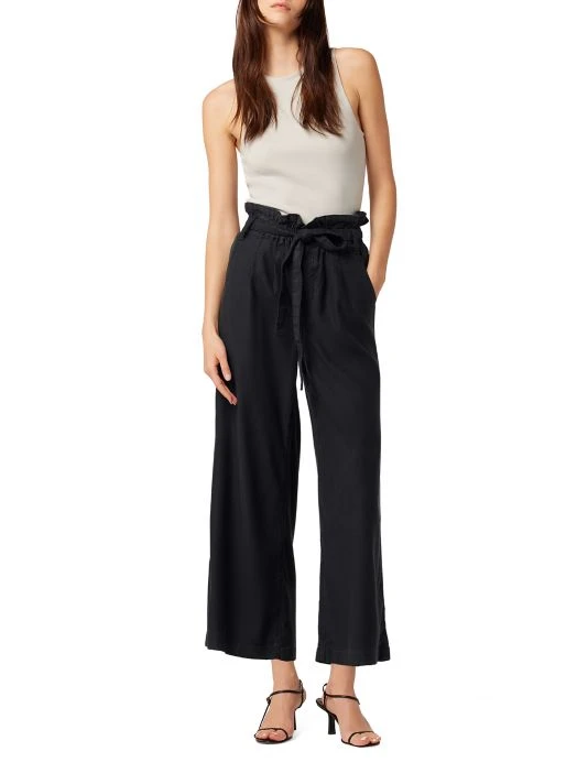 Hudson Jeans Belted Paper Bag Chambray Wide-Leg Pants 4 Hudson Jeans Belted Paper Bag Chambray Wide-Leg Pants - Image 2