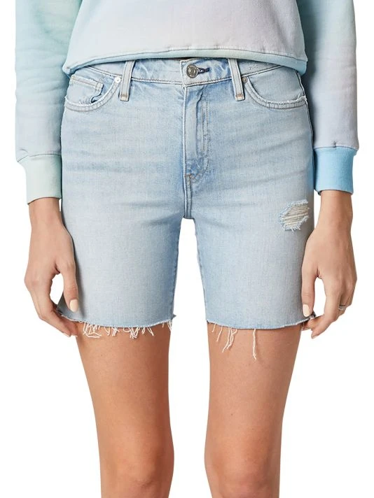 Hudson Jeans Hana Mini Denim Biker Shorts 5 Hudson Jeans Hana Mini Denim Biker Shorts - Image 3