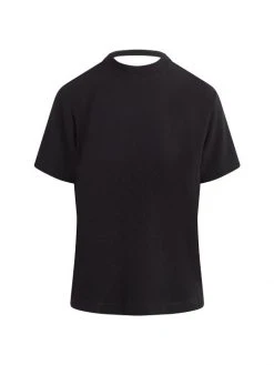 Hudson Jeans Twist-Back Rib-Knit Tee