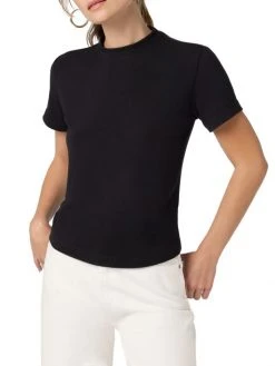 Hudson Jeans Twist-Back Rib-Knit Tee -Hudson Jeans best sale unnamed file 651