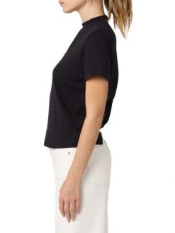 Hudson Jeans Twist-Back Rib-Knit Tee -Hudson Jeans best sale unnamed file 652