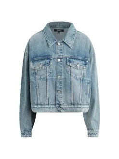 Hudson Jeans Brea Denim Swing Trucker Jacket