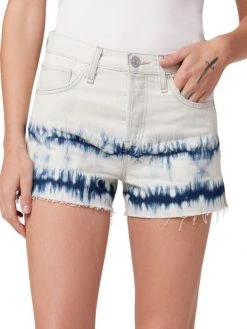 Hudson Jeans Lori High-Rise Cut-Off Tie-Dye Denim Shorts -Hudson Jeans best sale unnamed file 773