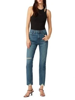 Hudson Jeans Holly High-Rise Distressed Straight Crop Jeans -Hudson Jeans best sale unnamed file 778