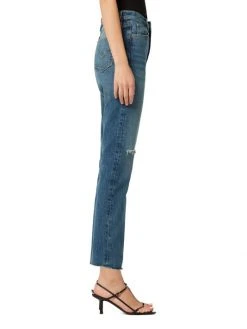 Hudson Jeans Holly High-Rise Distressed Straight Crop Jeans -Hudson Jeans best sale unnamed file 780