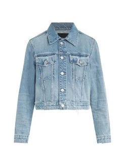 Hudson Jeans Cropped Denim Trucker Jacket