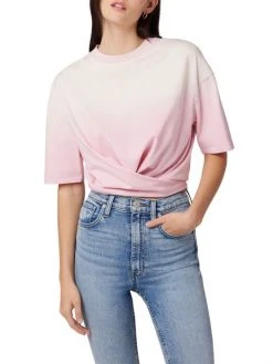 Hudson Jeans Ombr&eacute; Wraparound Cotton Tee -Hudson Jeans best sale unnamed file 818