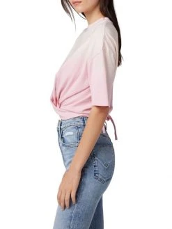 Hudson Jeans Ombr&eacute; Wraparound Cotton Tee -Hudson Jeans best sale unnamed file 819