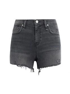 Hudson Jeans Gemma Distressed Stretch Denim Shorts