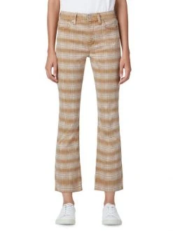 Hudson Jeans Barbara Plaid High-Waist Bootcut Jeans -Hudson Jeans best sale unnamed file 872