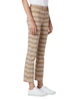 Hudson Jeans Barbara Plaid High-Waist Bootcut Jeans -Hudson Jeans best sale unnamed file 873