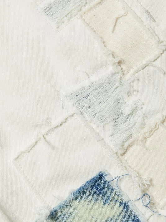 Hudson Jeans Devon High-Rise Patchwork Boyfriend Shorts 9 Hudson Jeans Devon High-Rise Patchwork Boyfriend Shorts - Image 7