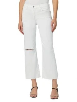 Hudson Jeans Rosie Mid-Rise Stretch Wide-Leg Crop Jeans -Hudson Jeans best sale unnamed file 907