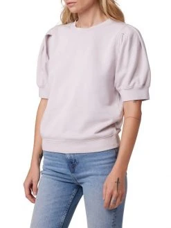 Hudson Jeans Short Puff-Sleeve Sweatshirt -Hudson Jeans best sale unnamed file 967
