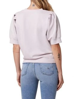 Hudson Jeans Short Puff-Sleeve Sweatshirt -Hudson Jeans best sale unnamed file 968
