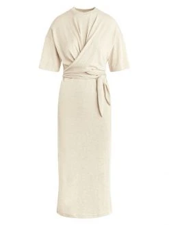 Hudson Jeans Wrap-Effect Knit Sweater Dress